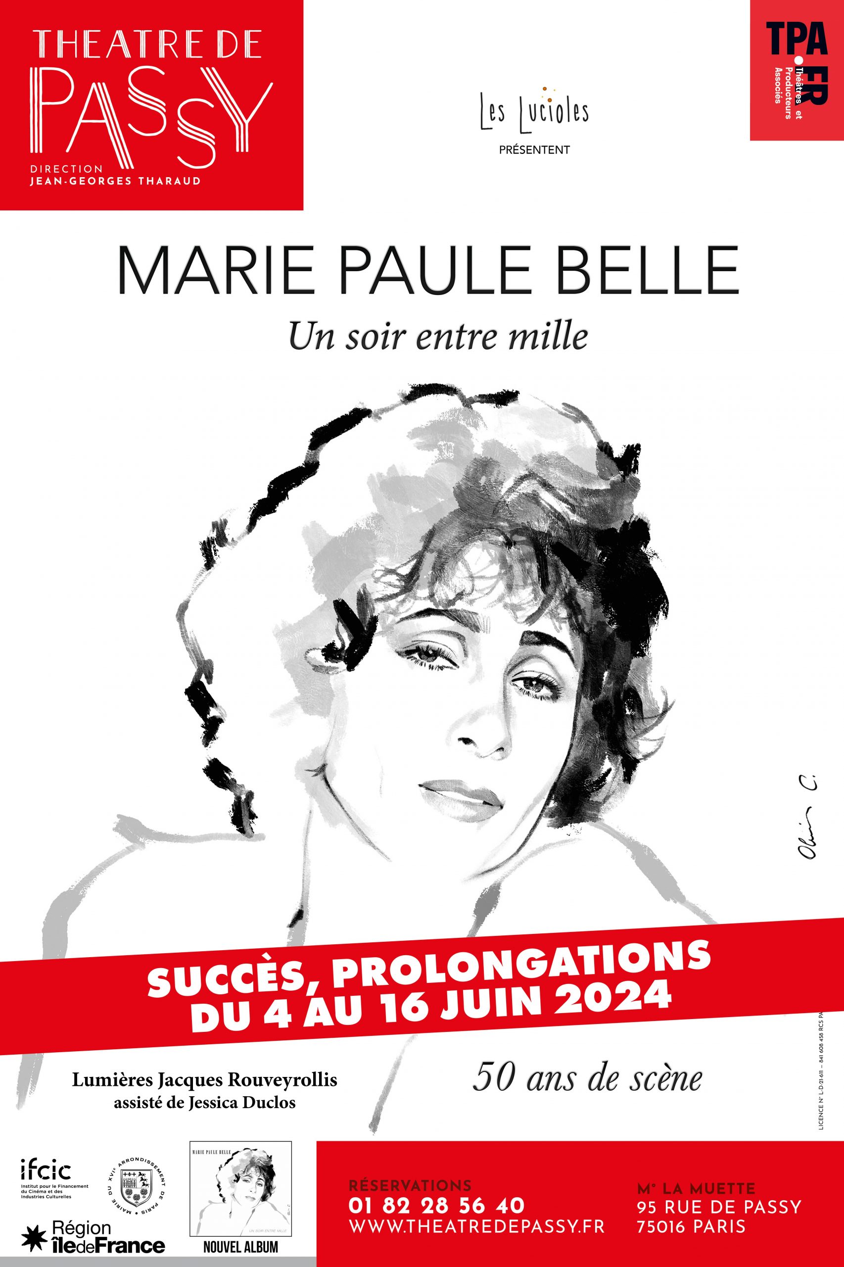 Affiche pour un concert de Marie-Paule